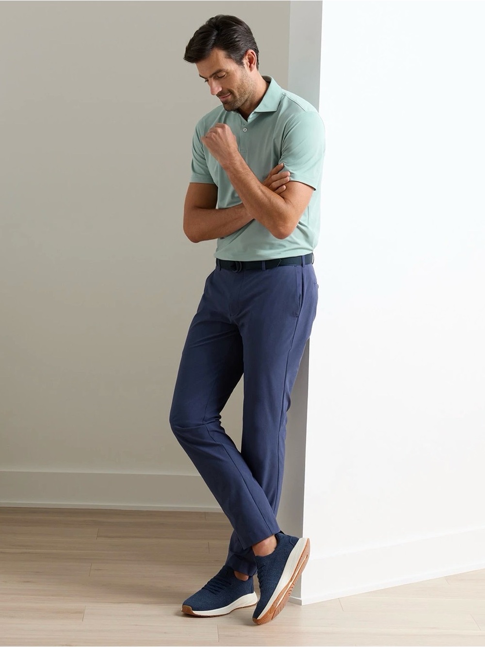 NWT Peter Millar Crown Crafted Surge Performance Trouser Pants Navy 36/32